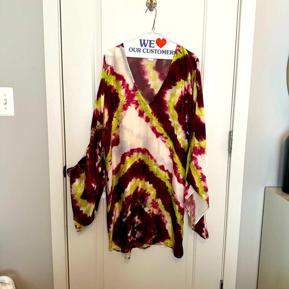 Alexis Silk Tie Dye Dress • Size M